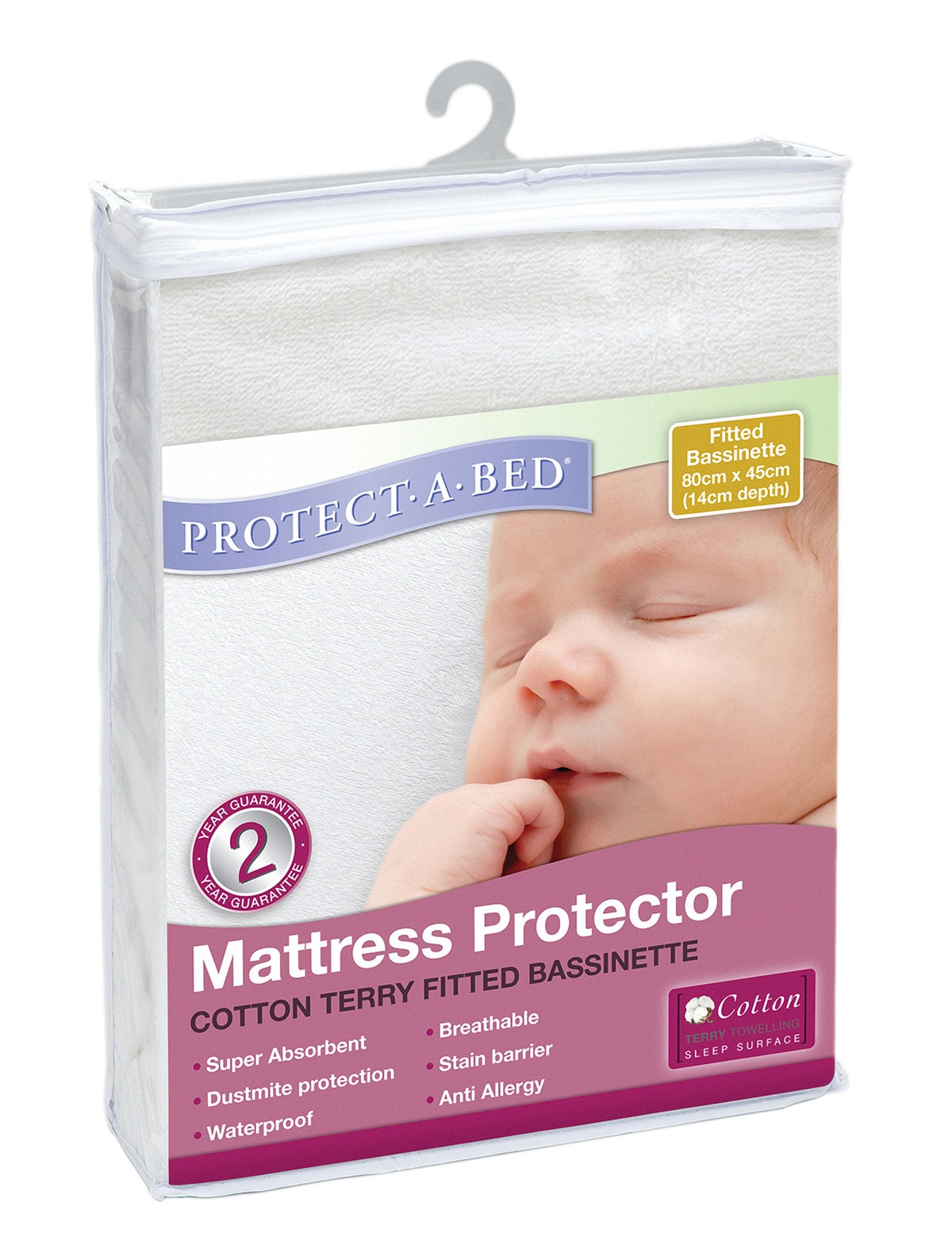 ProtectABed Terry Mattress Protector Baby Manchester