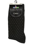 Harlequin Cushion Foot Pattern Crew Sock, 3-Pack product photo