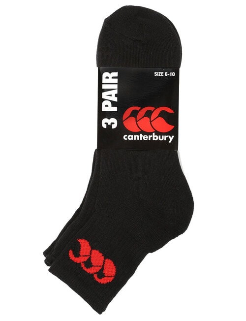 Canterbury Sport Quarter Crew Sock, 3-Pack product photo