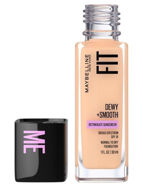 Maybelline Fit Me Dewy + Smooth Foundation Makeup SPF18, 30 ml product photo View 02 L