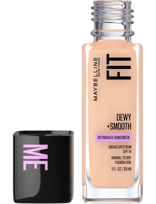 Maybelline Fit Me Dewy + Smooth Foundation Makeup SPF18, 30 ml product photo View 02 L