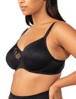 Triumph Lacy Minimiser Bra, Black, C-G product photo View 03 S