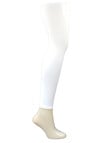 Columbine Footless Opaque Tights, 50D, White product photo View 02 S