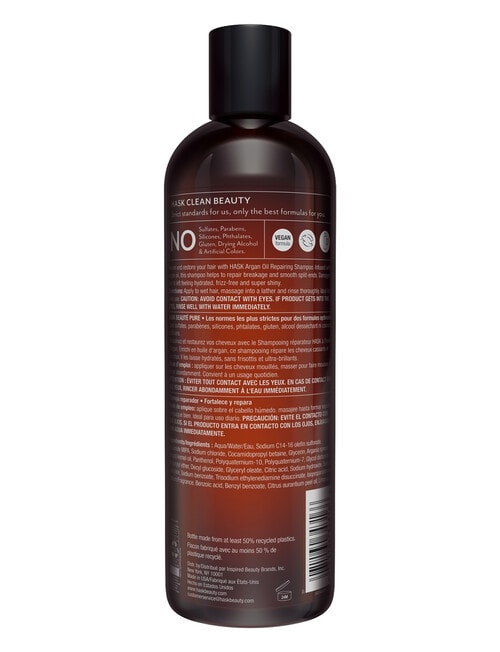 Hask Argan Oil Repairing Shampoo, 355ml product photo View 02 L