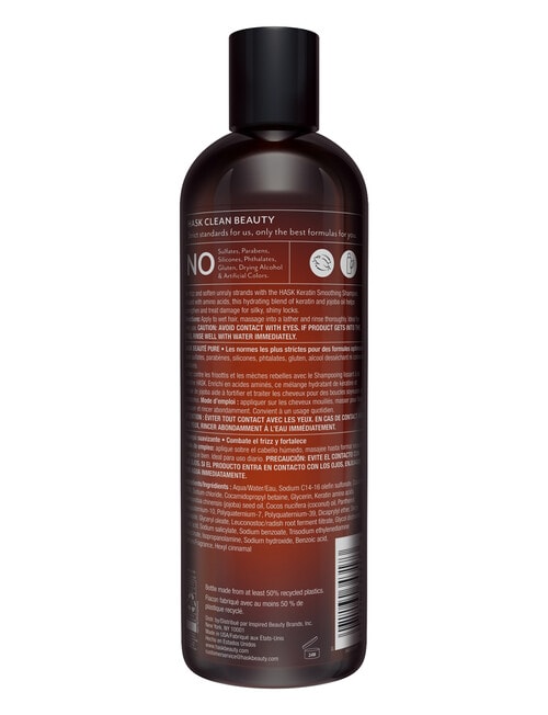 Hask Keratin Protein Smoothing Shampoo, 355ml product photo View 02 L