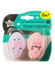 Tommee Tippee Soother Holder, 2pk, Assorted product photo View 02 S