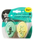 Tommee Tippee Soother Holder, 2pk, Assorted product photo View 03 S