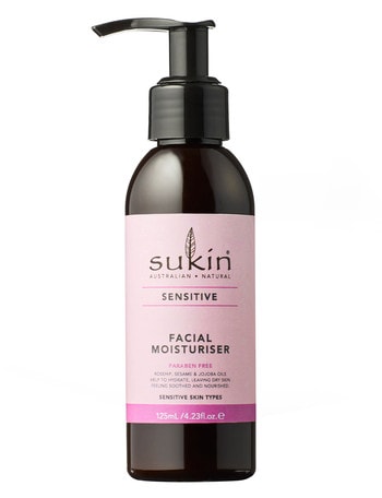 Sukin Sensitive Facial Moisturiser Pump 125ml product photo