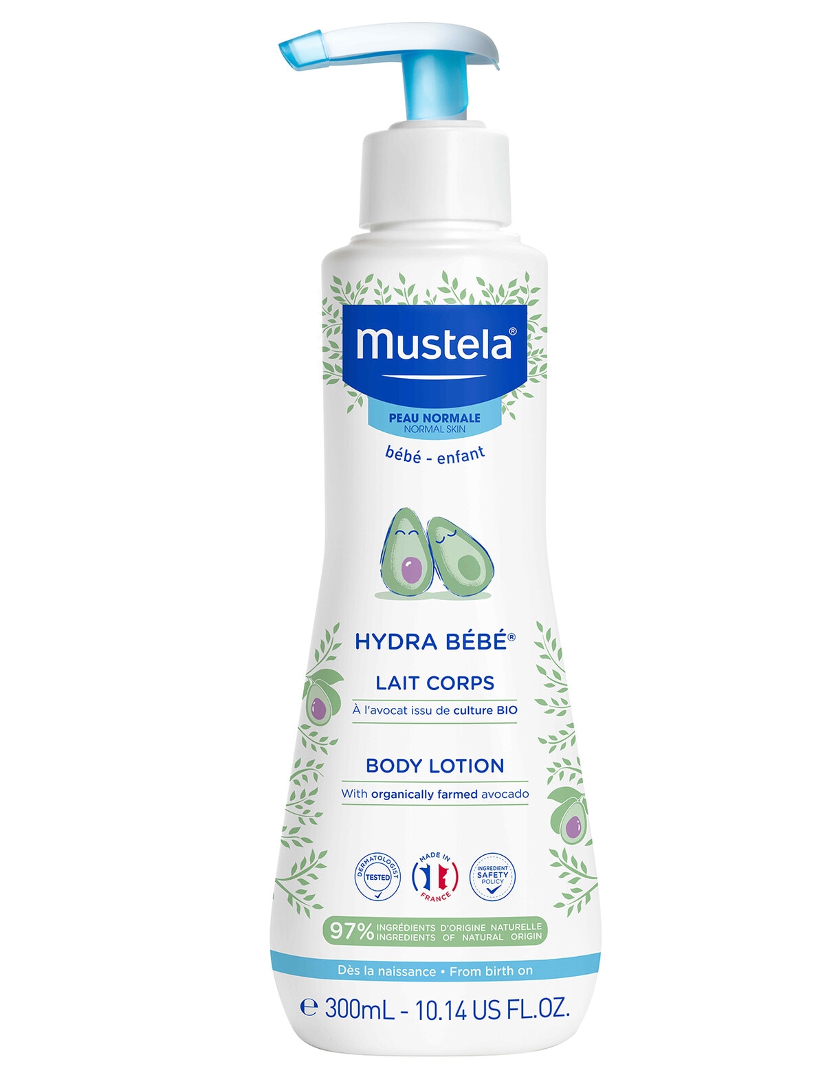 Mustela Hydra Bebe Body Lotion 300ml - Changing & Bathing