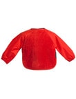 Mum 2 Mum Long Sleeve Wonder Bib, Red product photo View 02 S
