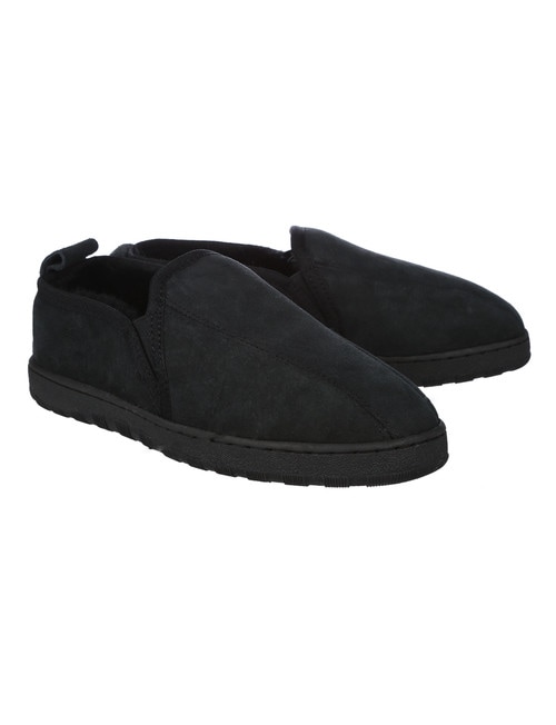 Mi Woollies Charles Slipper, Black product photo View 02 L