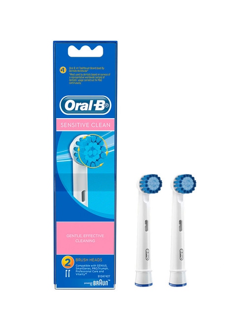 Oral B Sensitive Refills, 2-Pack, EB17-2 - Electric Toothbrushes