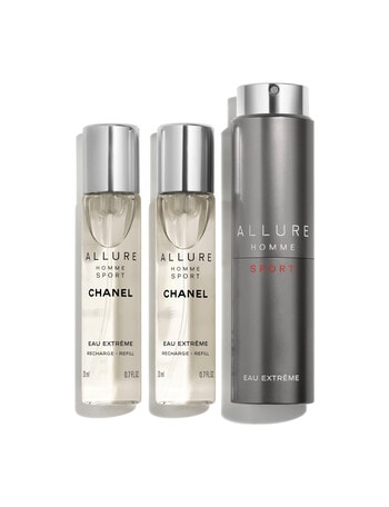 CHANEL ALLURE HOMME SPORT EAU EXTRÊME Eau de Parfum Refillable Travel Spray 3x20ml product photo