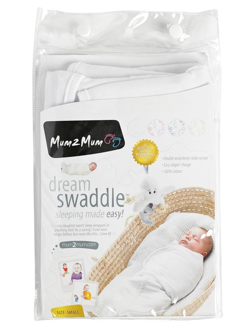Mum 2 Mum DreamSwaddle, Small, White product photo View 02 L