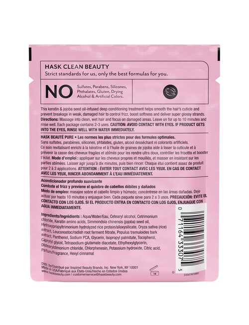 Hask Keratin Protein Smoothing Deep Conditioner, 50g product photo View 02 L