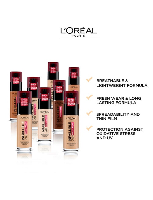 L'Oreal Paris Infallible Freshwear Liquid Foundation SPF25 product photo View 04 L