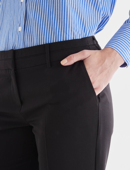 Oliver Black Two Way Stretch Bootleg Pant, Black product photo View 04 L