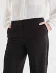 Oliver Black Two-Way-Stretch Classic Pant, Regular-Length, Black product photo View 04 S
