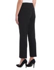 Oliver Black Two-Way-Stretch Classic Pant, Shorter-Length, Black product photo View 02 S
