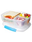 Sistema To Go Triple Split Container, 2L, Assorted Colours product photo View 05 S