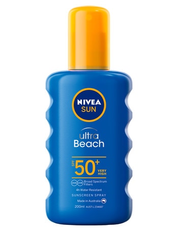 Nivea Ultra Beach Sunscreen Spray, SPF50+, 200ml product photo