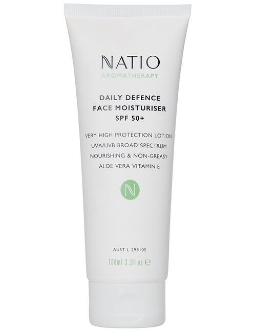 Natio Aromatherapy Daily Protection Moisturiser SPF50+, 100ml product photo