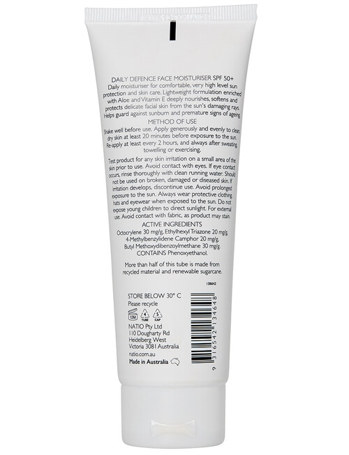 Natio Aromatherapy Daily Protection Moisturiser SPF50+, 100ml product photo View 02 L