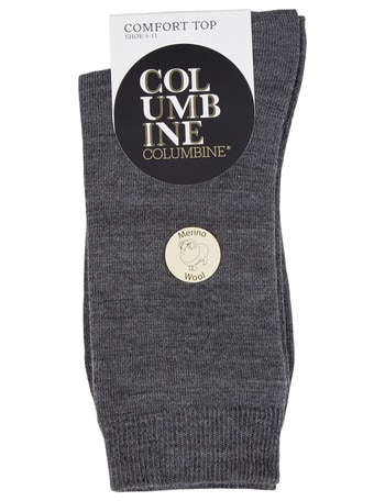 Columbine Comfort Top Wool Crew Sock product photo