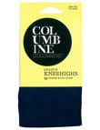 Columbine Opaque Knee-High, 50 Denier, Navy product photo