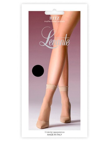 Levante Ritz Anklet, Nero product photo