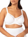 Triumph Lacy Minimiser Bra, White, C-G product photo
