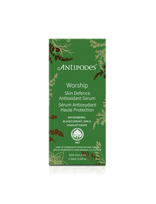 Antipodes Worship Skin Defence Antioxidant Serum, 30ml product photo View 03 L