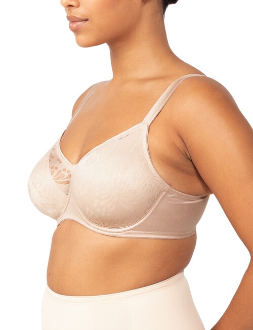 Triumph Lacy Minimiser Bra, New Beige, C-G product photo View 03 L
