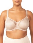 Triumph Lacy Minimizer Bra, Beige, 10C product photo