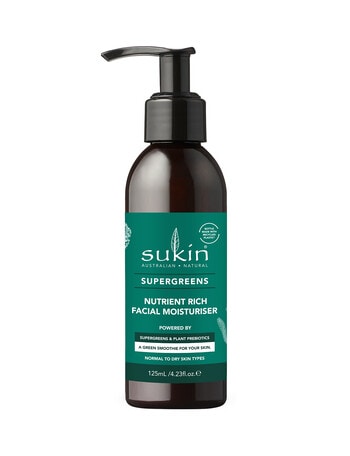 Sukin Supergreens Nutrient Rich Moisturiser, 125ml product photo