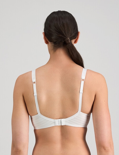Bendon Rita Full Coverage Contour Bra, White, B-E product photo View 02 L