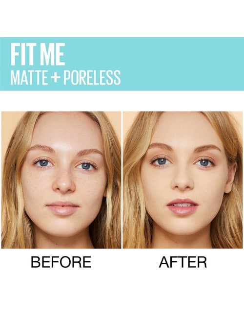 Maybelline Fit Me Matte + Poreless Foundation Makeup, 30ml product photo View 04 L