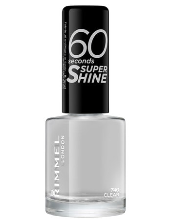 Rimmel 60 Seconds Super Shine Nail Polish - Clear product photo