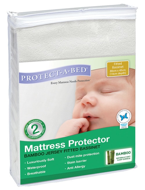 Protect-A-Bed Bamboo Bassinet Mattress Protector product photo
