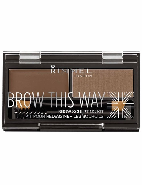 Rimmel Brow This Way Eyebrow Powder Kit - #002 Mid Brown product photo