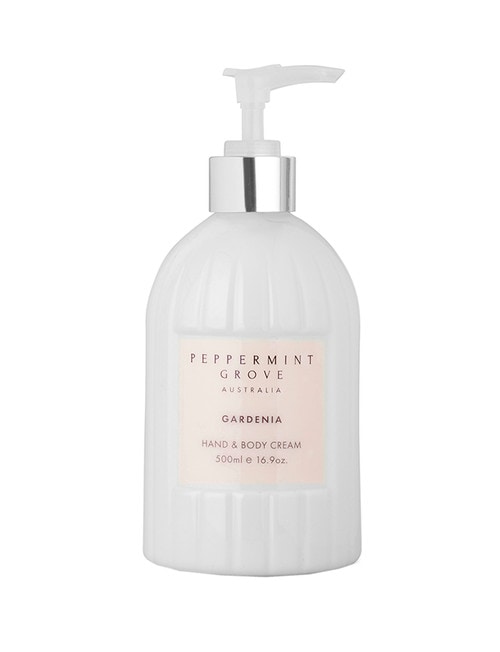 Peppermint Grove Hand & Body Cream Pump, 500ml, Gardenia product photo