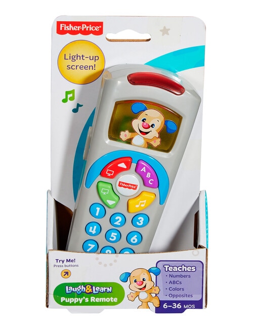 Fisher Price Laugh & Learn Puppy & Sis' Remote, Assorted product photo View 02 L