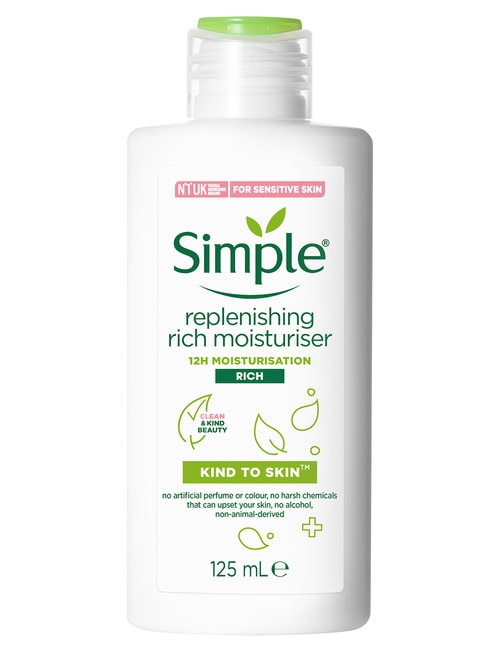 Simple Kind to Skin Moisturiser, Replenish Rich, 125ml product photo