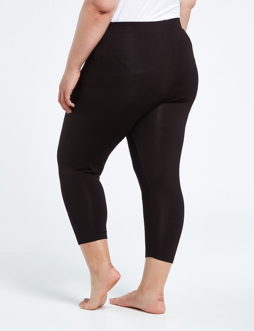 Bodycode Curve Crop Length Legging, Black product photo View 02 L