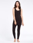 Bodycode Longline Tank Top, Black product photo View 03 S