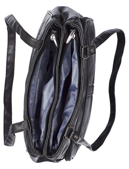 Milano Multi Compartment Tote Bag, Black product photo View 04 L