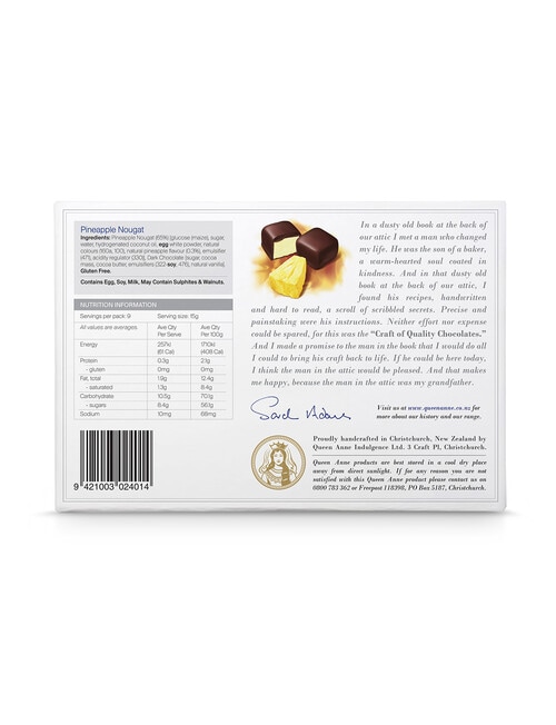 Queen Anne Dark Chocolate Pineapple Nougat, 140 g product photo View 02 L