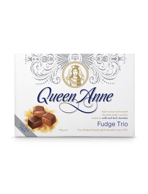 Queen Anne Milk & Dark Chocolate Fudge Trio, 140 g product photo