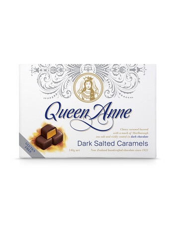Queen Anne Dark Chocolate Salted Caramels, 140 g product photo