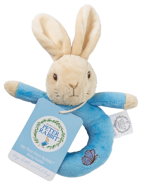 Peter Rabbit Flopsy Bunny Ring Rattle, Assorted product photo View 02 L